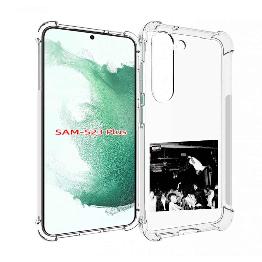 

Чехол MyPads Playboi Carti - Die Lit для Samsung Galaxy S23 Plus +, Прозрачный, Tocco