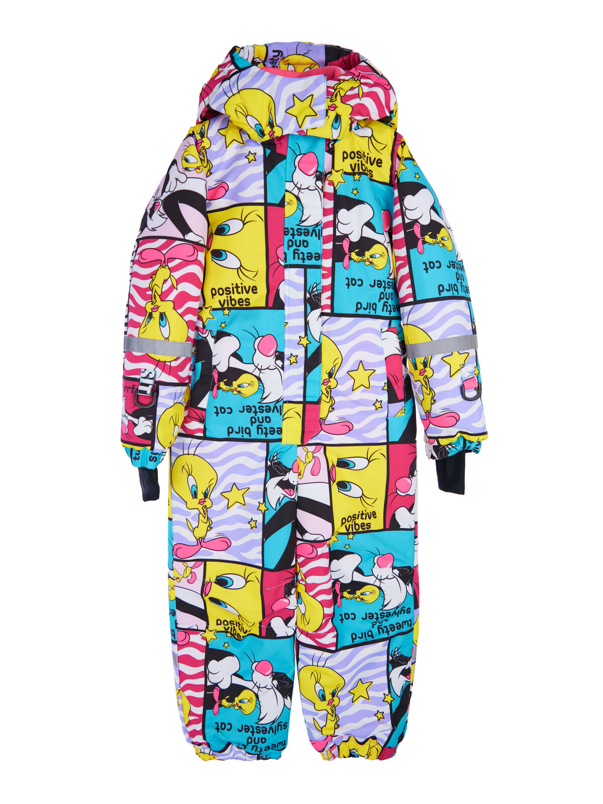 

Комбинезон текстильный с полиуретановым покрытием для девочек PlayToday, цветной, 98, Разноцветный, 32342001