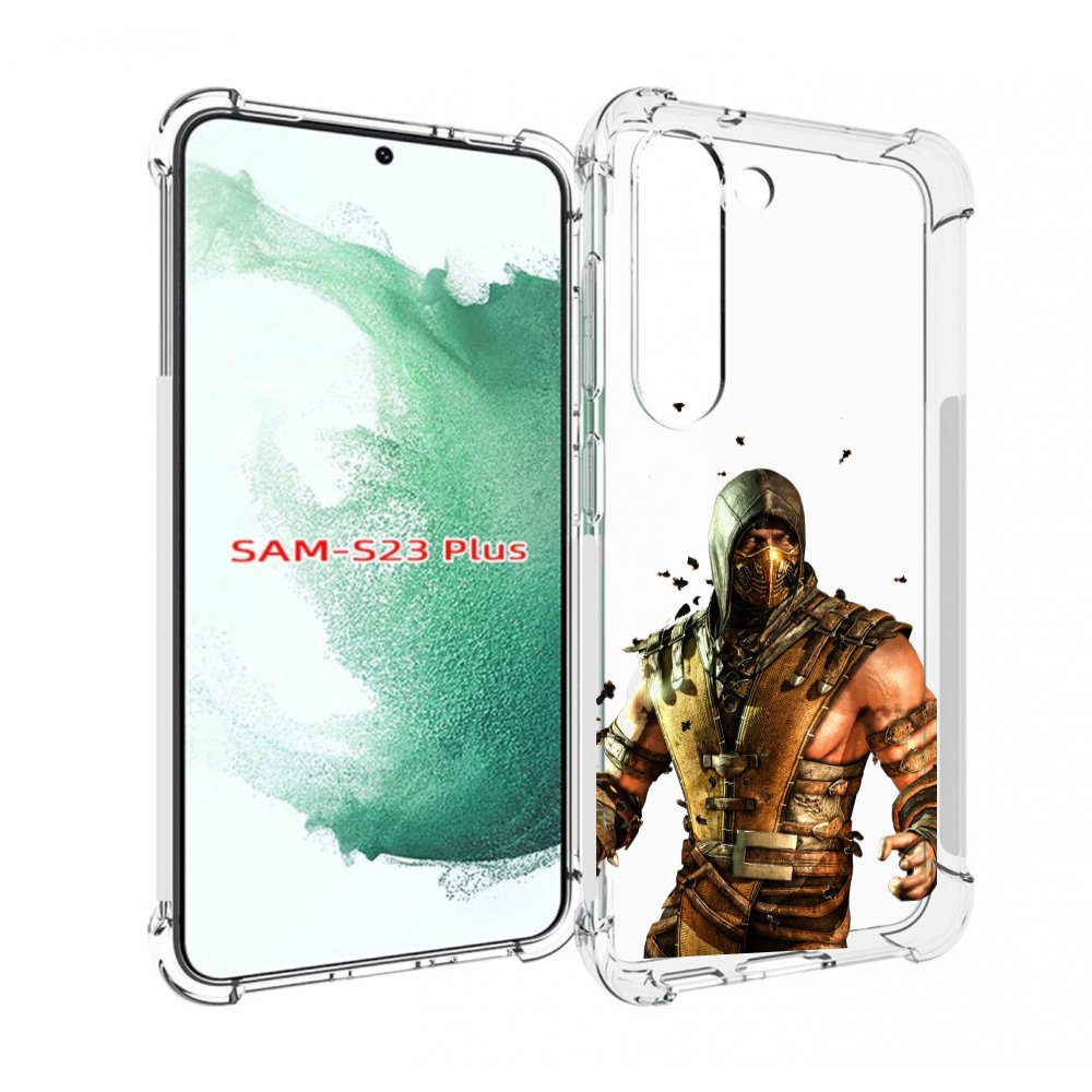 

Чехол MyPads Mortal Kombat scorpion для Samsung Galaxy S23 Plus +, Прозрачный, Tocco