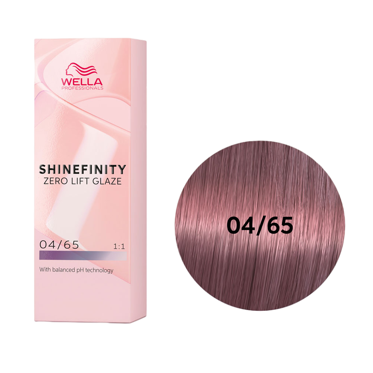 Гель-крем краска для волос Wella Professional Shinefinity 0465 Темная Вишня 60 мл 1090₽