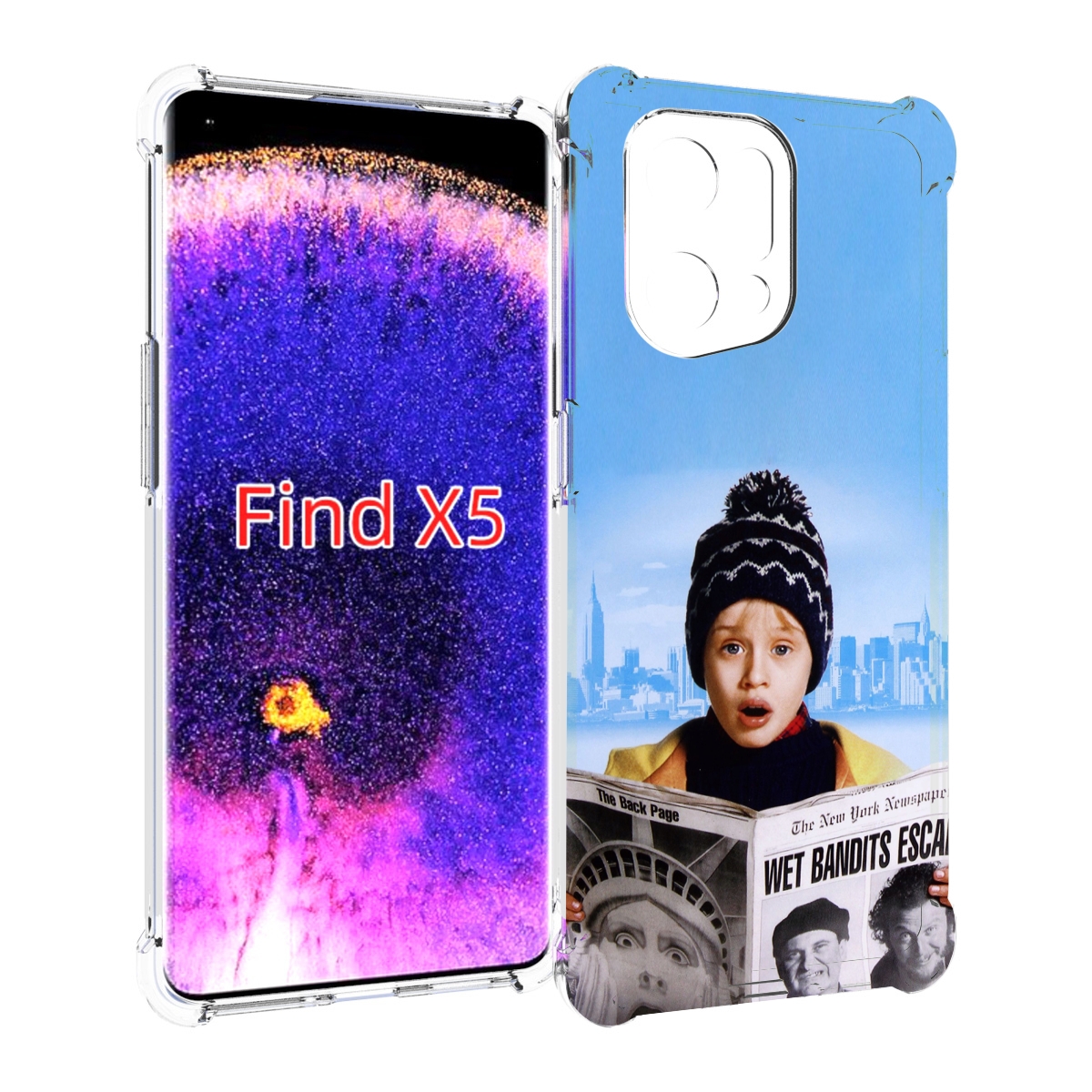 

Чехол MyPads один-дома-детский для Oppo Find X5, Прозрачный, Tocco