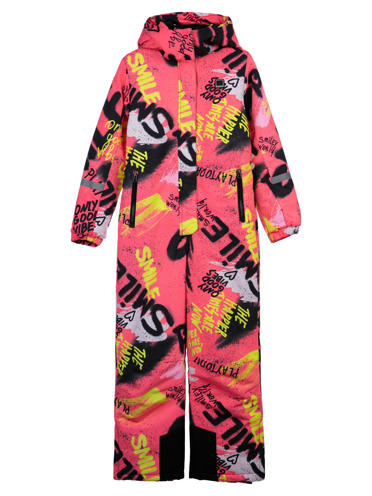 Комбинезон текстильный с полиуретановым покрытием для девочек PlayToday, цветной, 158