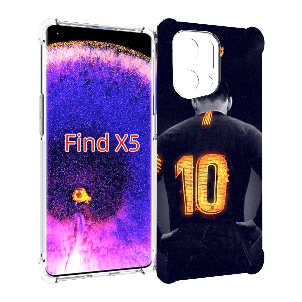 

Чехол MyPads номер-10 для Oppo Find X5, Прозрачный, Tocco