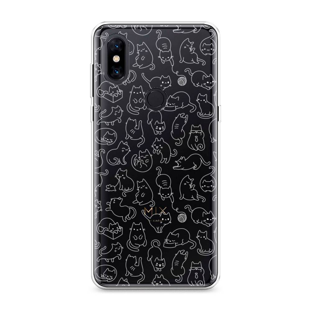 

Чехол Awog на Xiaomi Mi Mix 3 "Шкодливые котики", Разноцветный, 34950-2