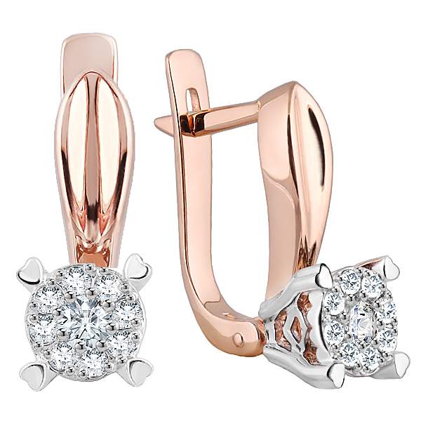 

Серьги из золота Azade 82286-К, бриллиант, 82286-К