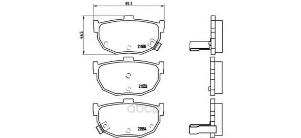 

Колодки дисковые з. nissan maxima 3.0 89-94 P30003 =gdb1010=222222