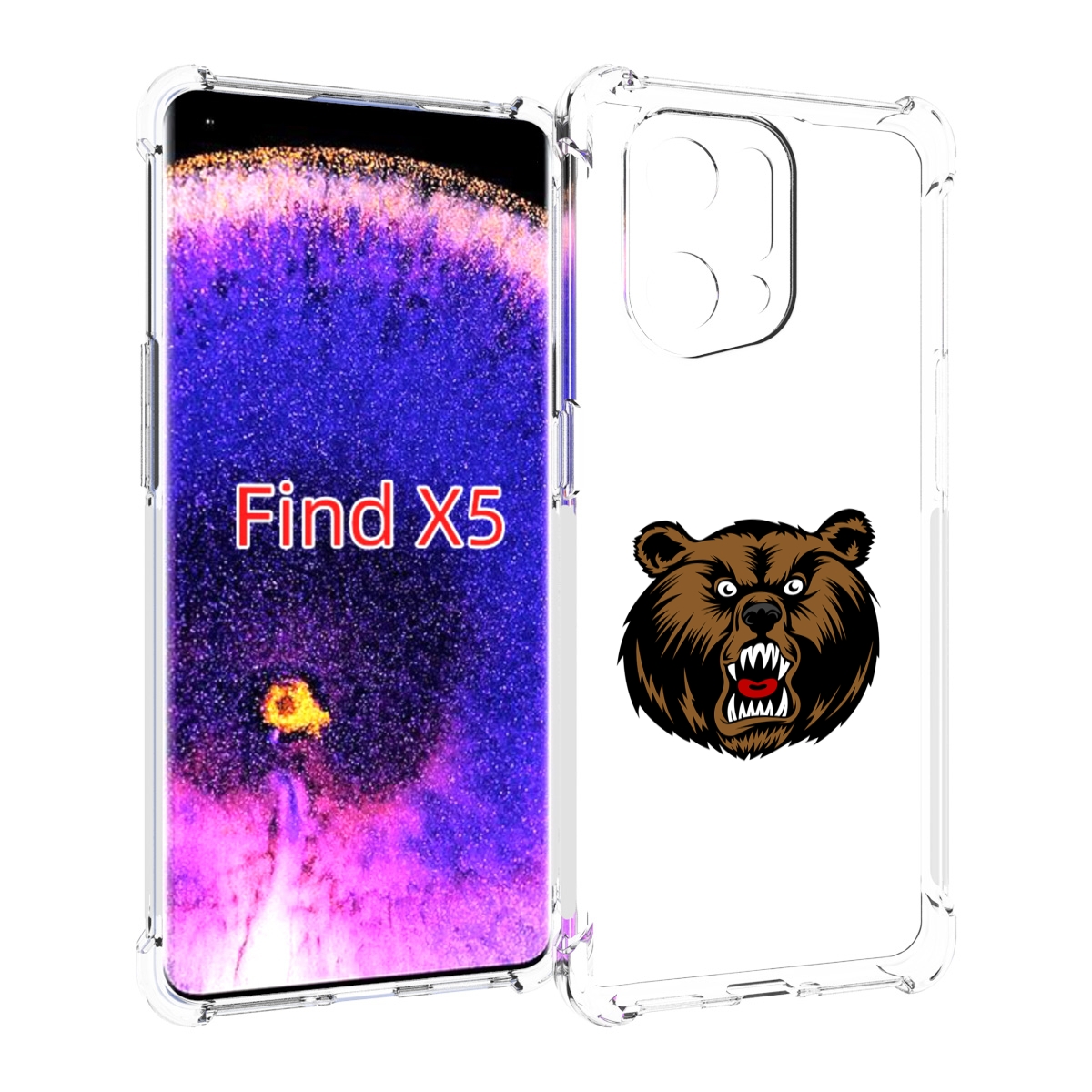 

Чехол MyPads бурый для Oppo Find X5, Прозрачный, Tocco