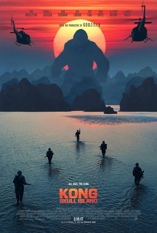 

Постер к фильму "Конг: Остров черепа" (Kong Skull Island) 50x70 см