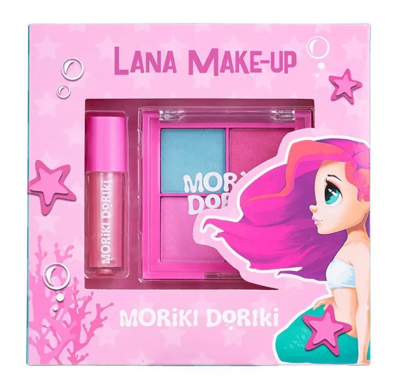 Набор для макияжа детский Moriki Doriki Lana Lip & Eyes шампунь детский moriki doriki ruru 2 в 1 250 мл