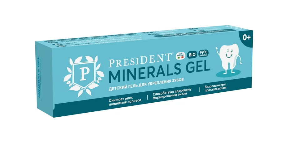 Гель для зубов детский President Minerals Gel 32 г