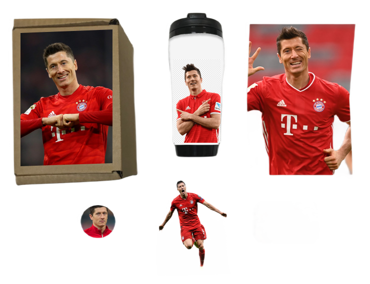 

Бокс GOODbrelok Роберт Левандовский, Robert Lewandowski №7