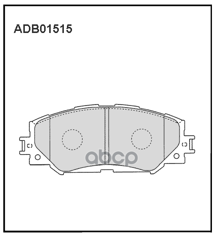 

Колодки передние TOYOTA Auris 07->/Corolla 06-> ADB 01515