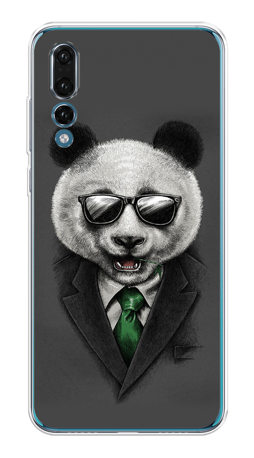 

Чехол Awog на Huawei P20 Pro "Деловая панда", Серый;зеленый, 65050-10