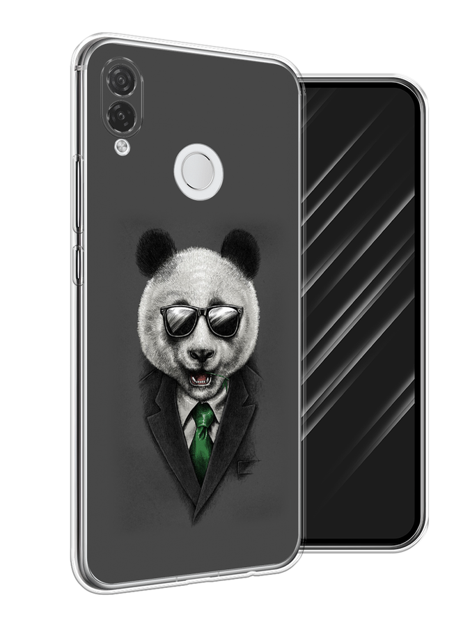 

Чехол Awog на Huawei P Smart Plus "Деловая панда", Серый;зеленый, 68250-10