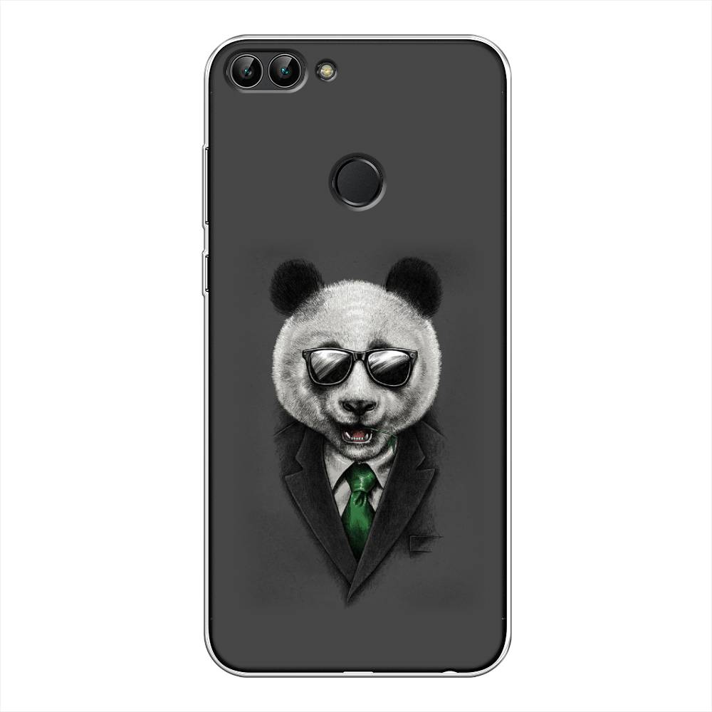 

Чехол Awog на Huawei P Smart "Деловая панда", Серый;зеленый, 64050-10