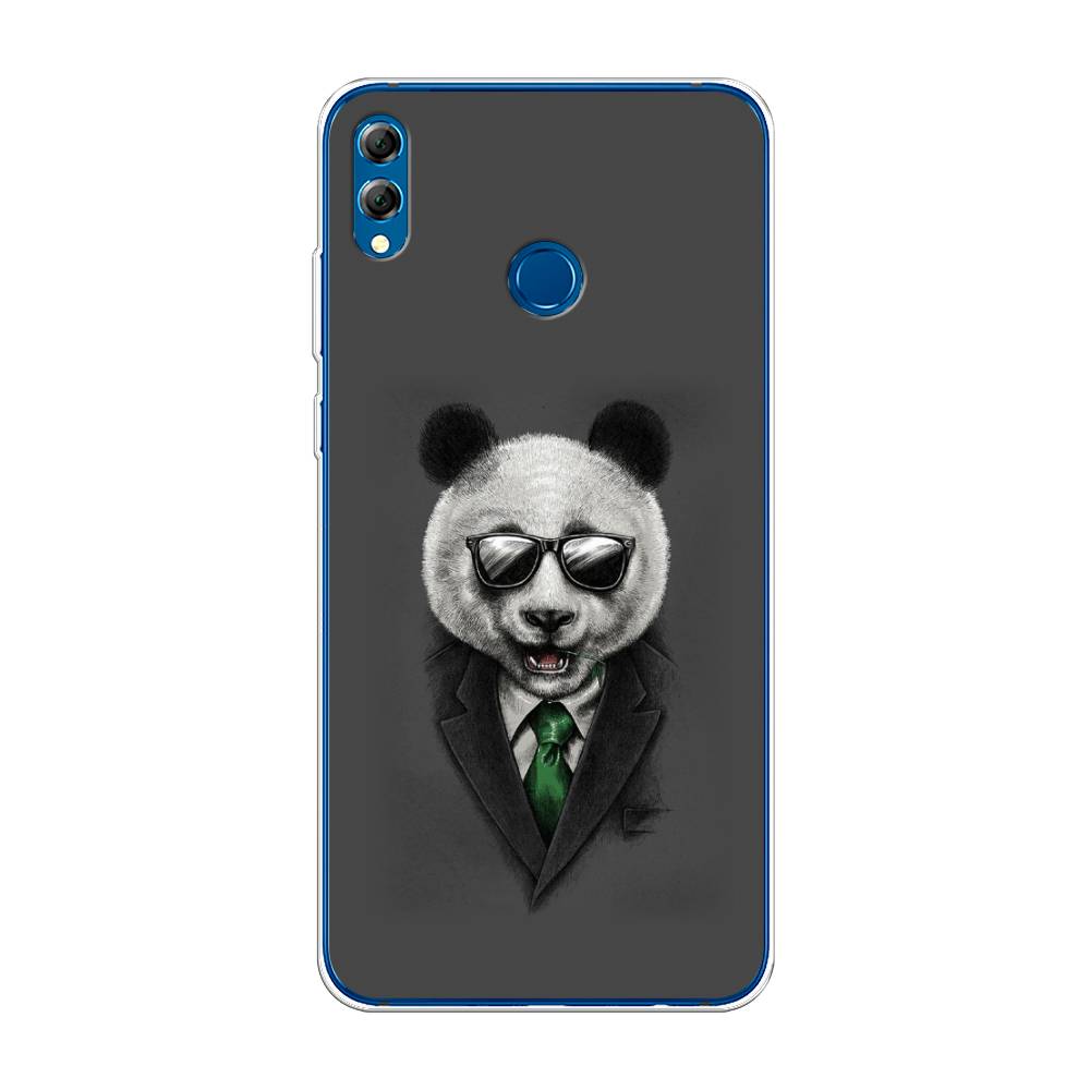 

Чехол Awog на Honor 8X Max "Деловая панда", Серый;зеленый, 66550-10