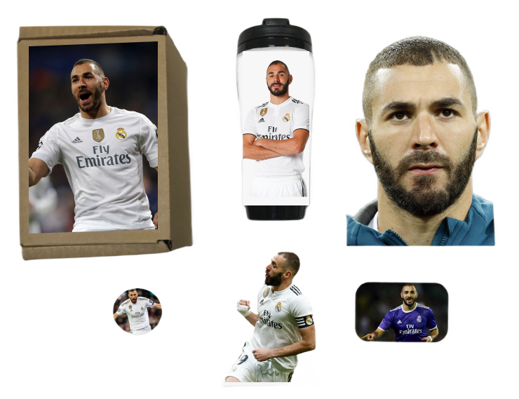 Бокс GOODbrelok Бензема Карим, Benzema Karim №7 600010954832