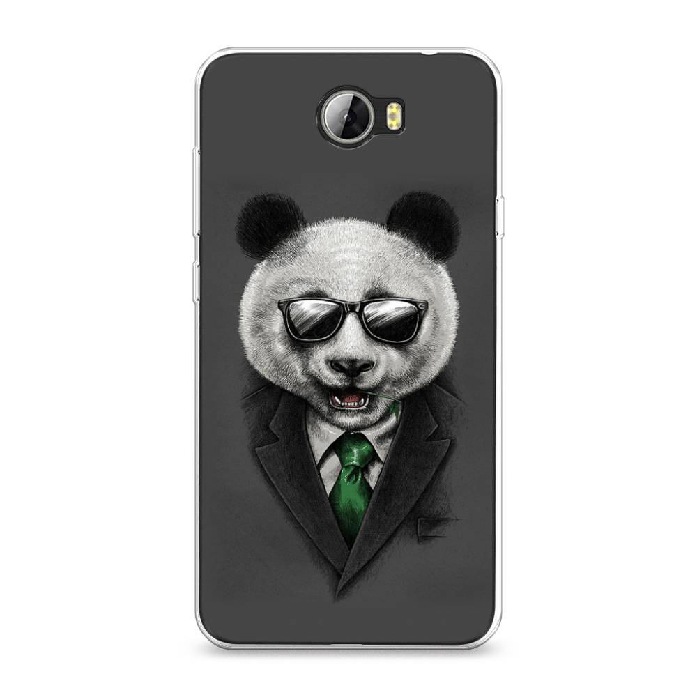 

Чехол Awog на Honor 5A "Деловая панда", Серый;зеленый, 60350-10