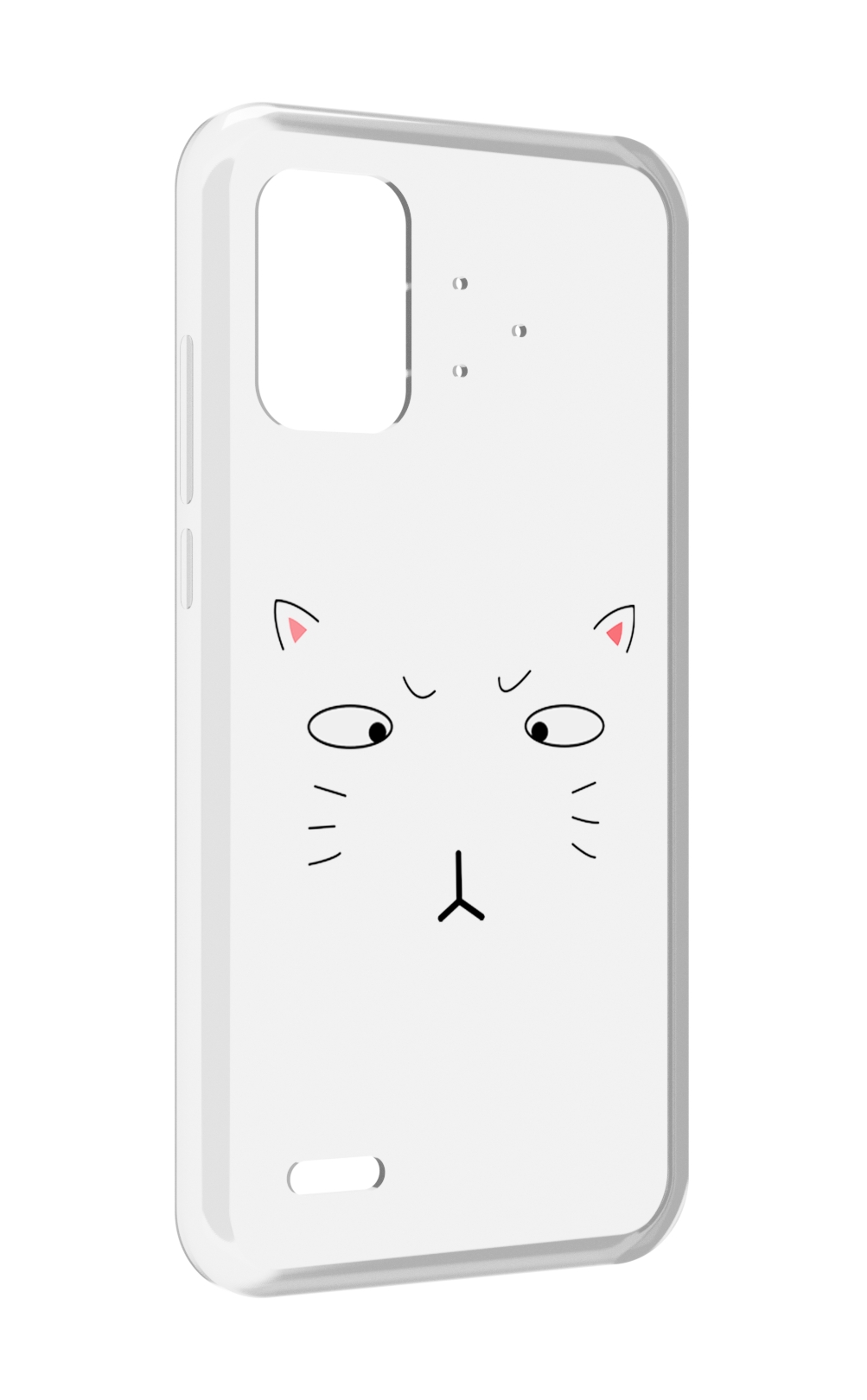 

Чехол MyPads кот-части-лица для UMIDIGI Bison Pro, Прозрачный, Tocco
