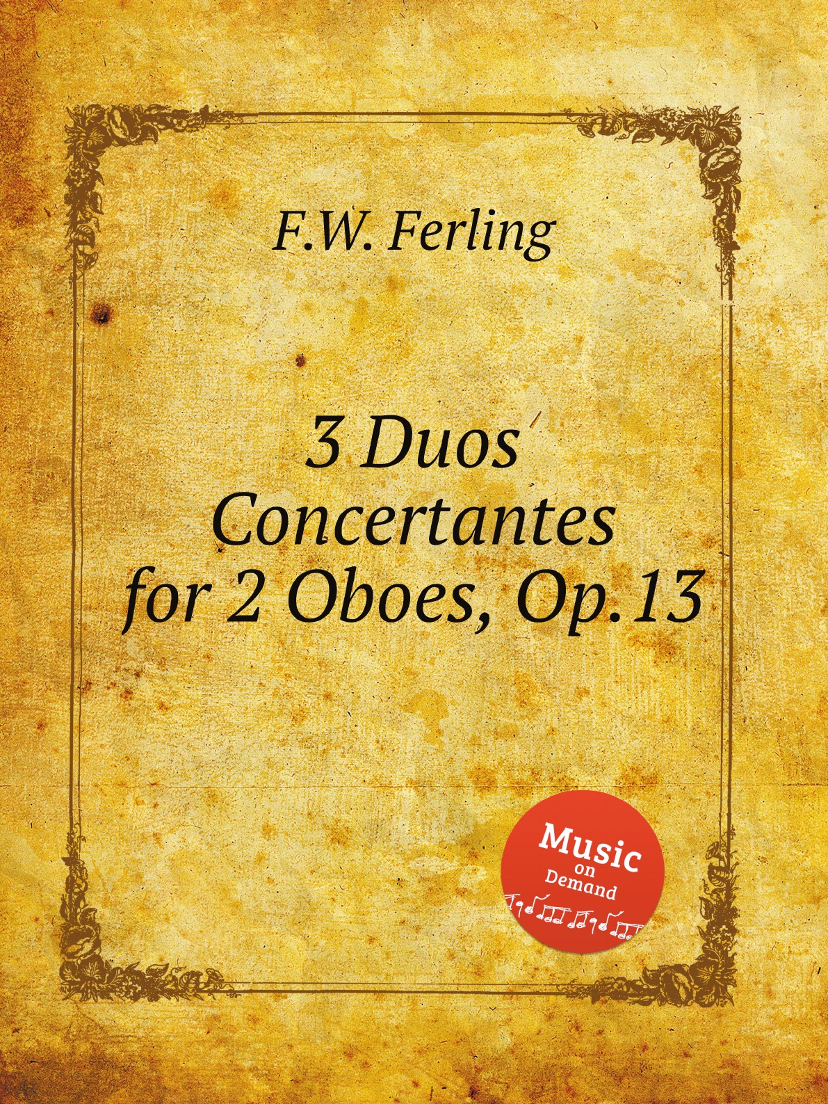 

3 Duos Concertantes for 2 Oboes, Op.13