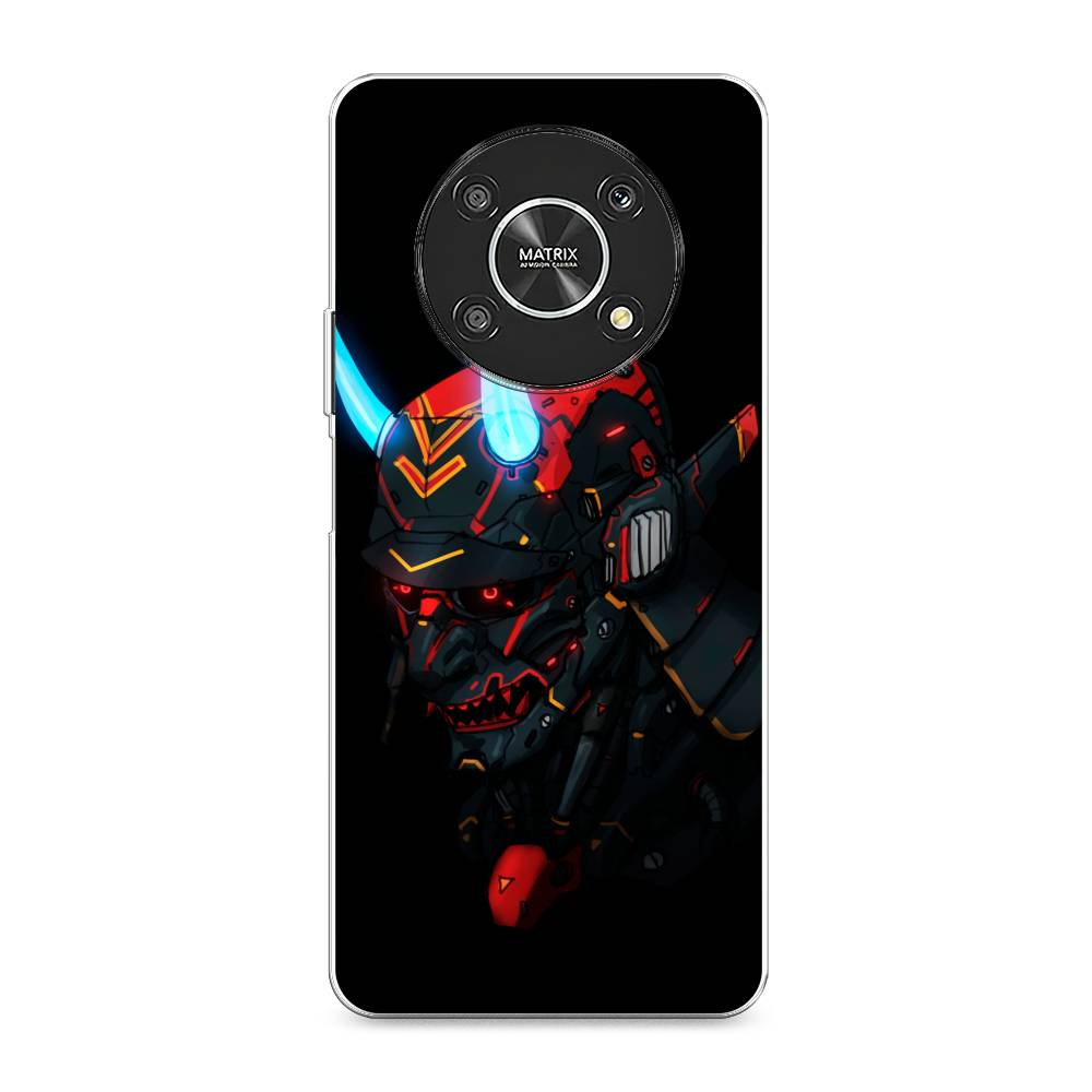 

Чехол Awog на Honor X9 4G/Magic4 Lite 4G "Неоновый самурай", Разноцветный, 6108650-6