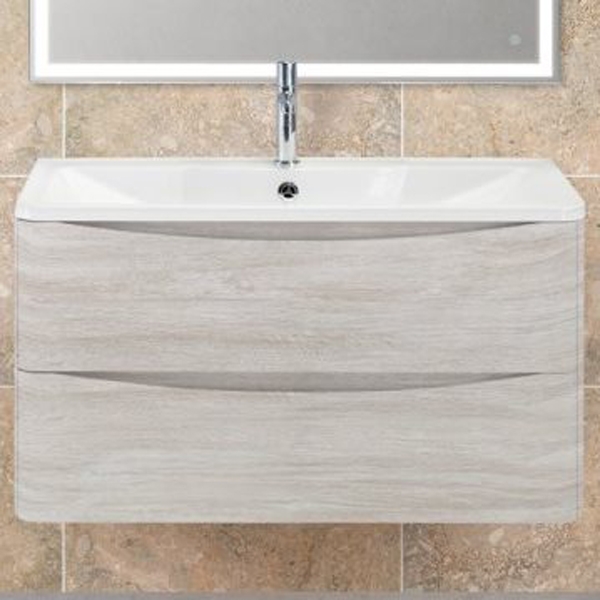 фото Тумба под раковину belbagno acqua-1000-2c-so-rvb подвесная rovere vintage bianco