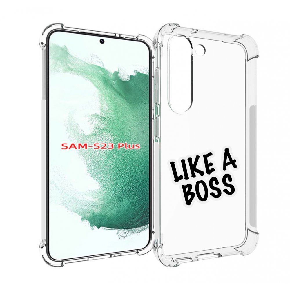 

Чехол MyPads Like-a-boss для Samsung Galaxy S23 Plus +, Прозрачный, Tocco