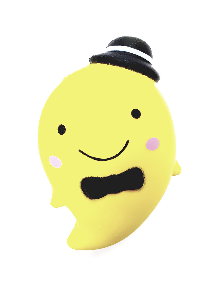 

Игрушка-антистресс Heng Long Squishy Кит в шляпе желтый Z22, 14x10 см