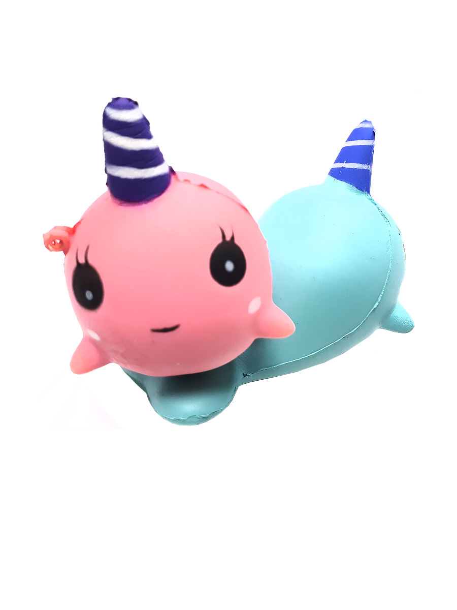 

Игрушка-антистресс Heng Long Squishy Дельфин розовый Z19, 10x5 см