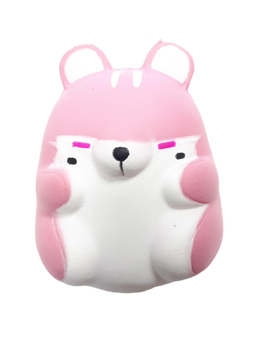 

Игрушка-антистресс Heng Long Squishy Хомяк розовый Z16, 9x7 см