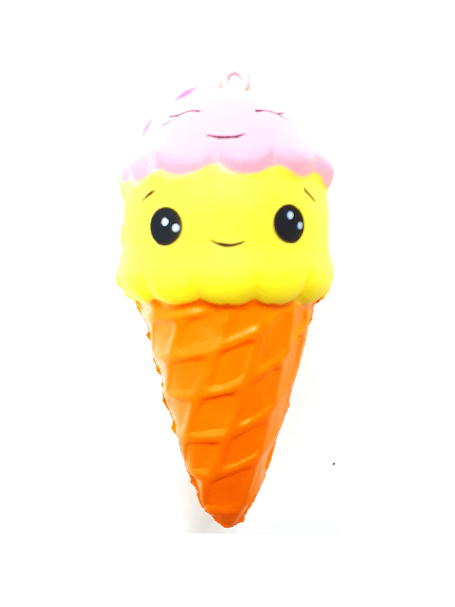 

Игрушка-антистресс Heng Long Squishy Мороженка с улыбкой Z14, 9x4 см