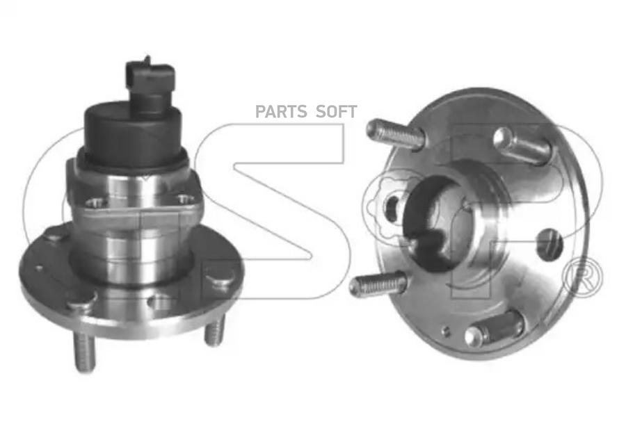 

GSP '9400049 Подшипник-ступица зад.DAEWOO NUBIRA 03=>/CHEVROLET LACETTI 05=> с АБС 1шт