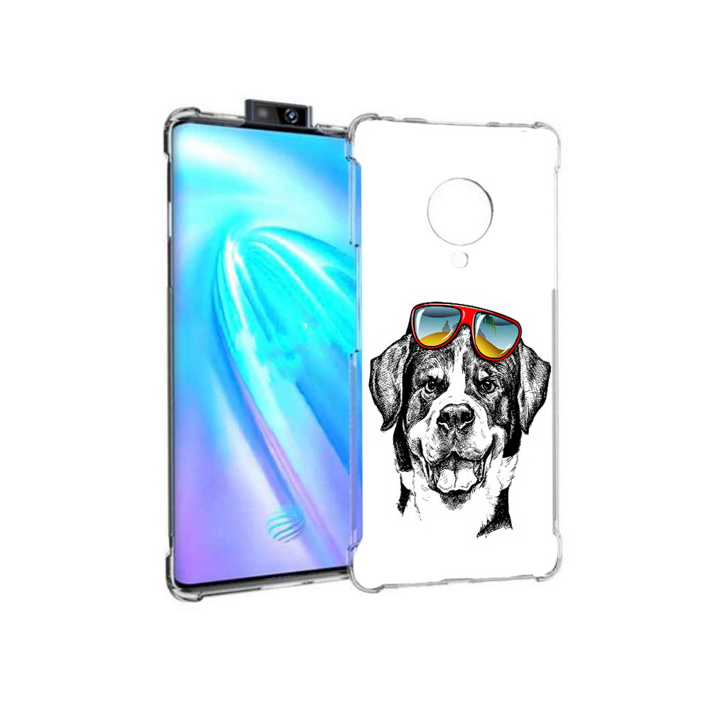 

Чехол MyPads Tocco для Vivo NEX 3 счастливая собака (PT136035.381.631), Прозрачный, Tocco