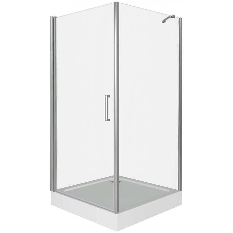 фото Душевой уголок good door fantasy cr-80-с-ch 80x80 профиль хром стекло прозрачное