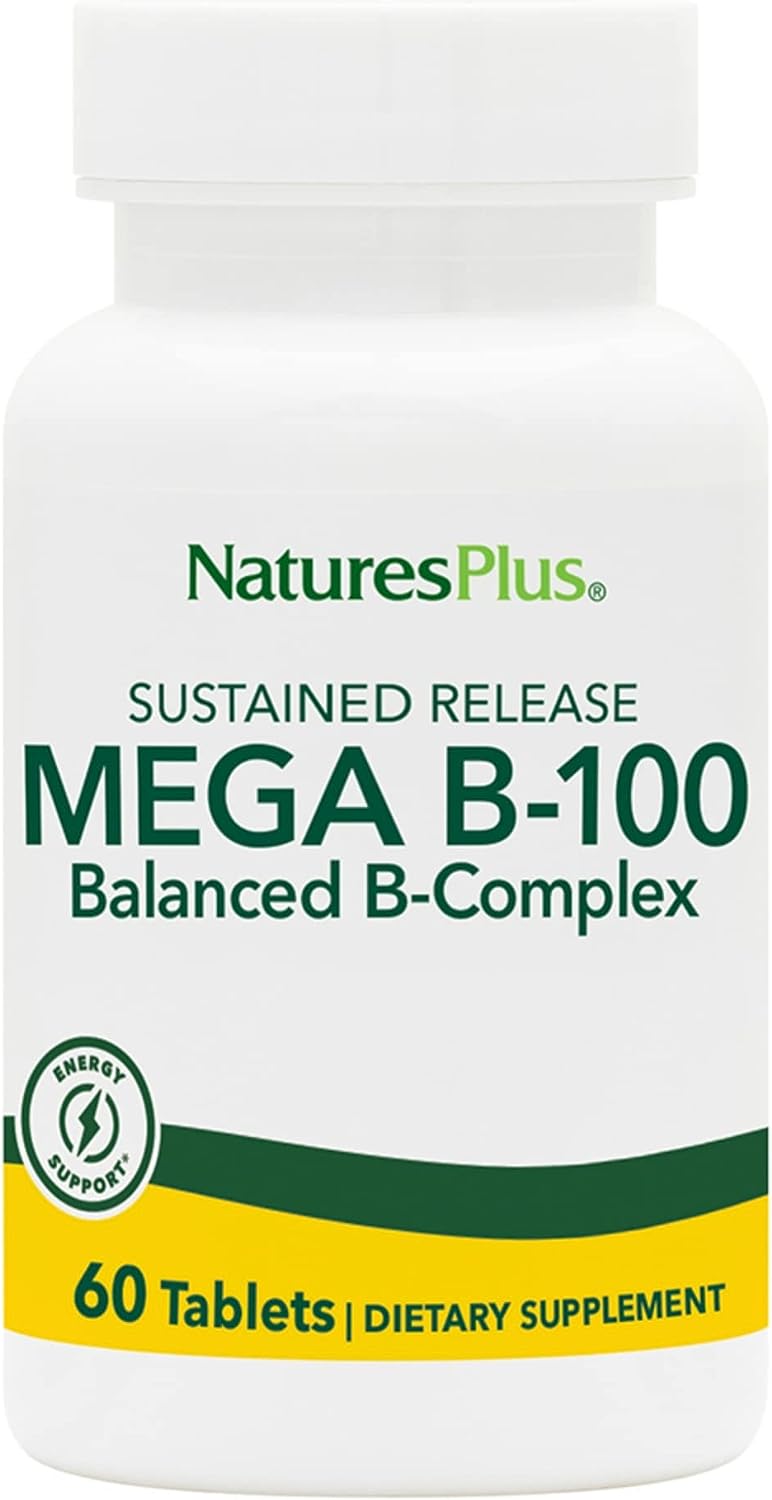 NaturesPlus Mega B-100 Sustained Release Tablets 60