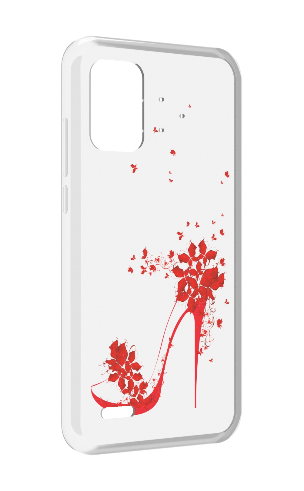 

Чехол MyPads каблук-в-цветах для UMIDIGI Bison Pro, Прозрачный, Tocco