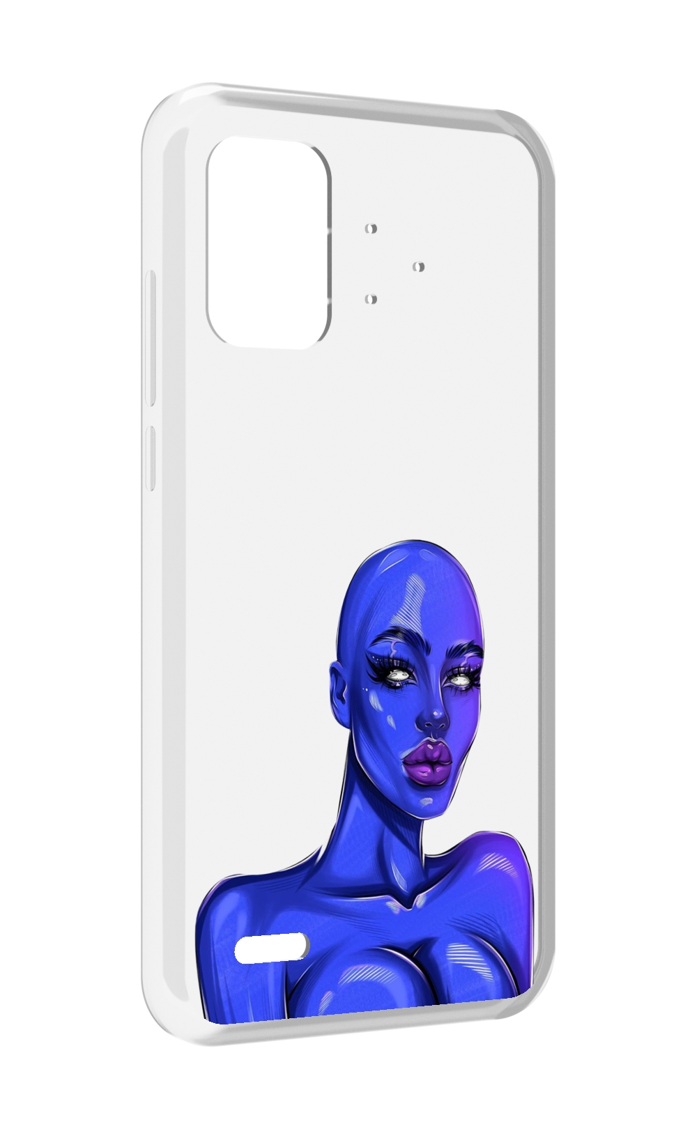 

Чехол MyPads инопланетянка для UMIDIGI Bison Pro, Прозрачный, Tocco