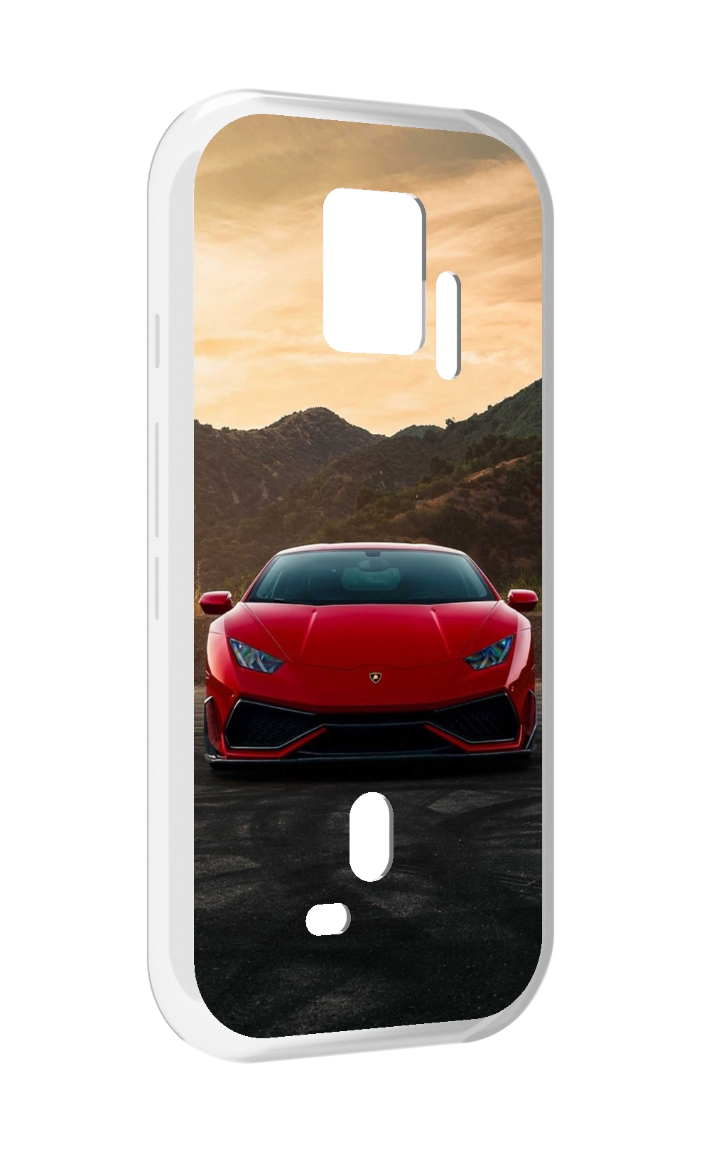 

Чехол MyPads lamborghini 1 мужской для ZTE Nubia Red Magic 7S Pro, Прозрачный, Tocco