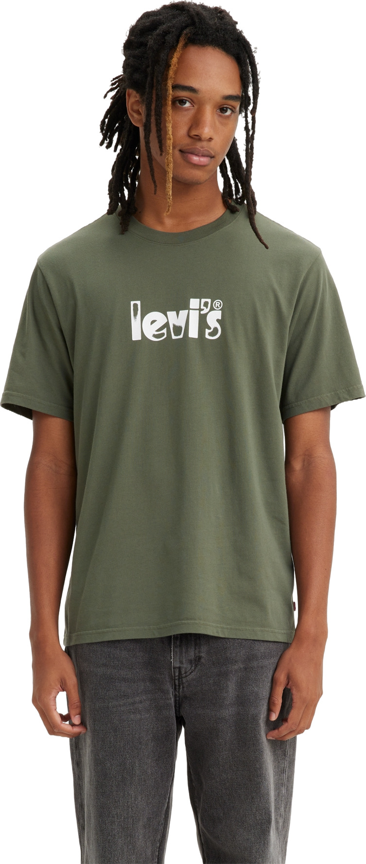 

Футболка мужская Levi's 16143-0921 зеленая L, Зеленый, 16143-0921