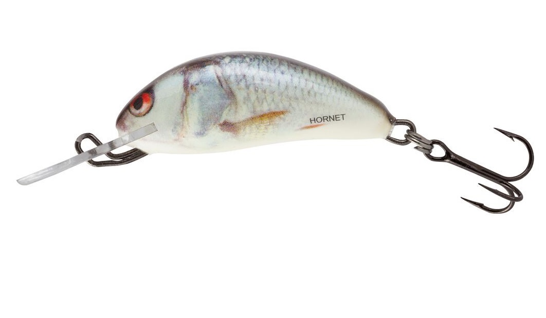 

Воблер Salmo Hornet S 3.5 см RD, Серый, Hornet