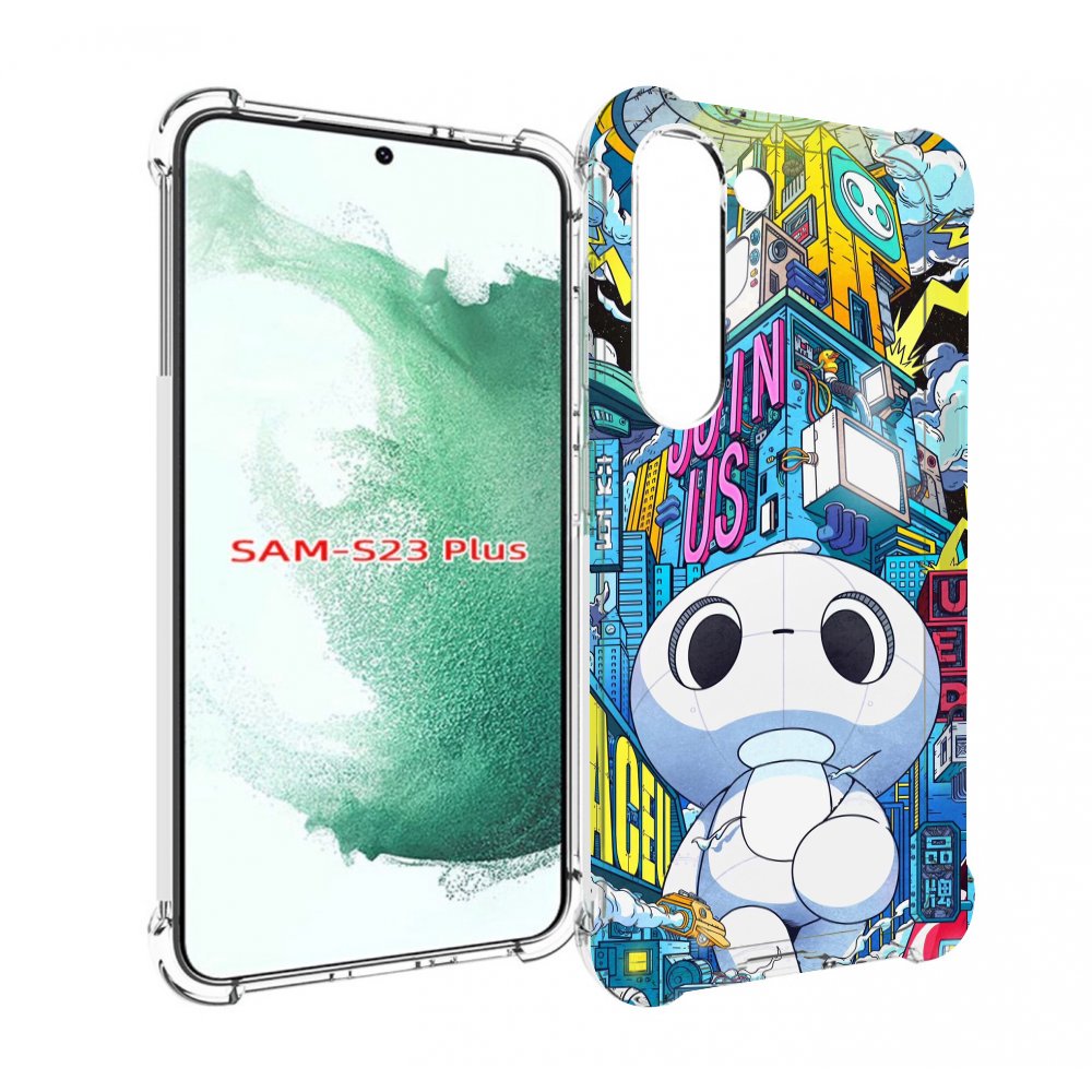 

Чехол MyPads FaceU для Samsung Galaxy S23 Plus +, Прозрачный, Tocco