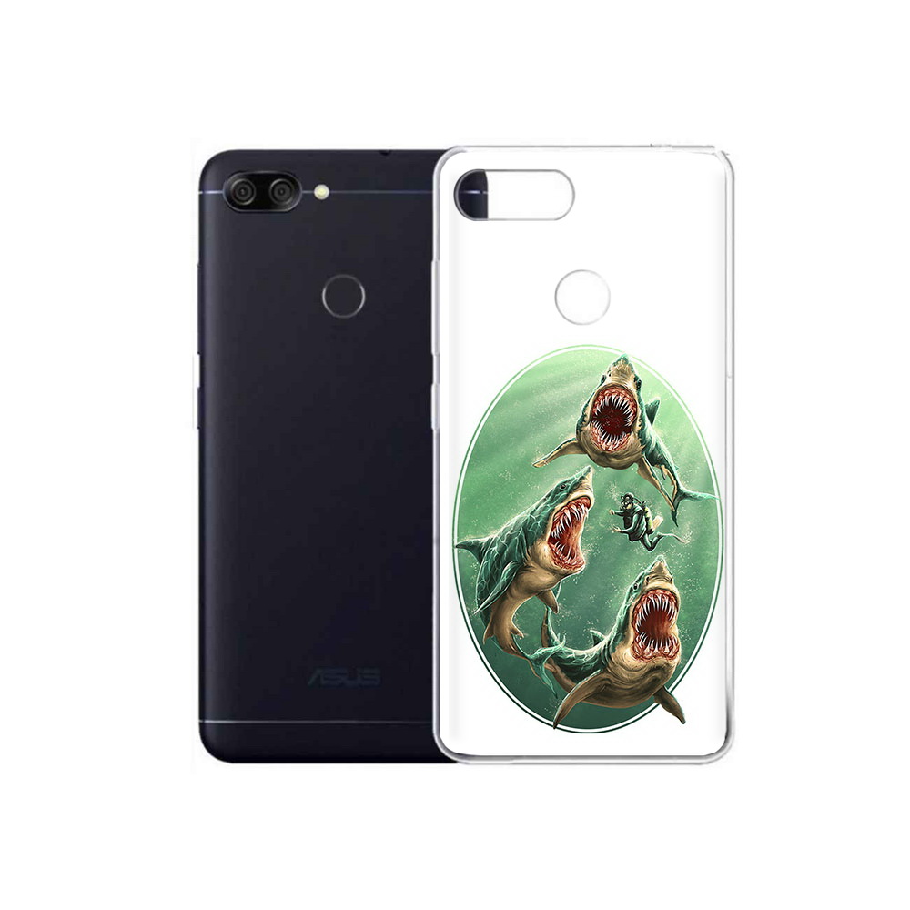 

Чехол MyPads Tocco для Asus ZenFone Max Plus M1 (ZB570TL) синяя бездна, Прозрачный, Tocco