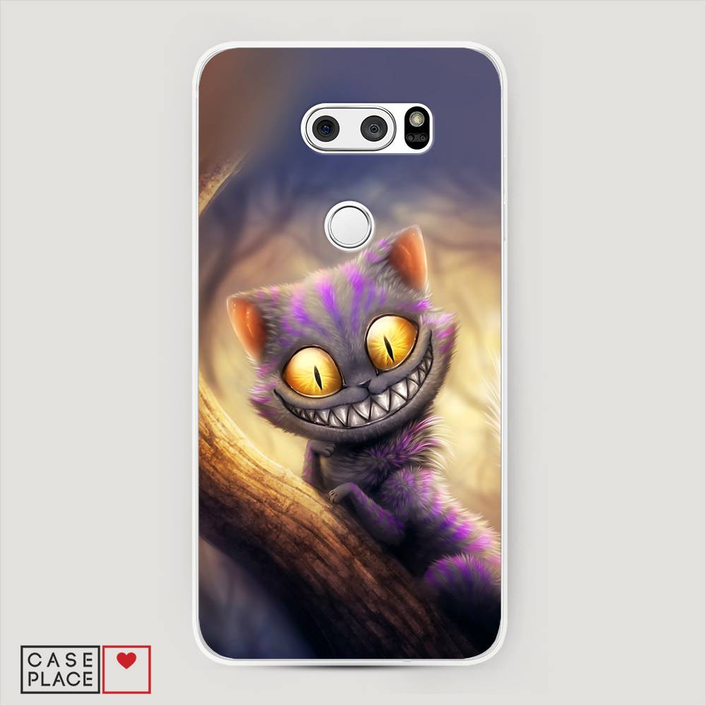 

Чехол Awog на LG V35 ThinQ "Cheshire Cat", Фиолетовый;желтый, 83650-1