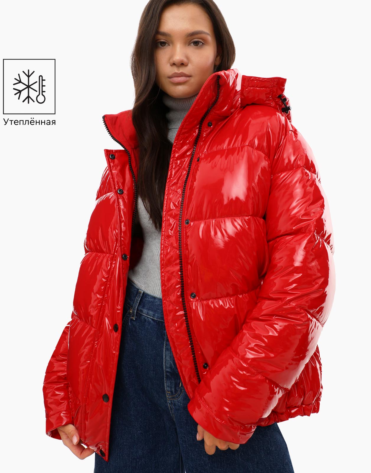 Куртка женская Gloria Jeans GOW003534 красная S (40-42)