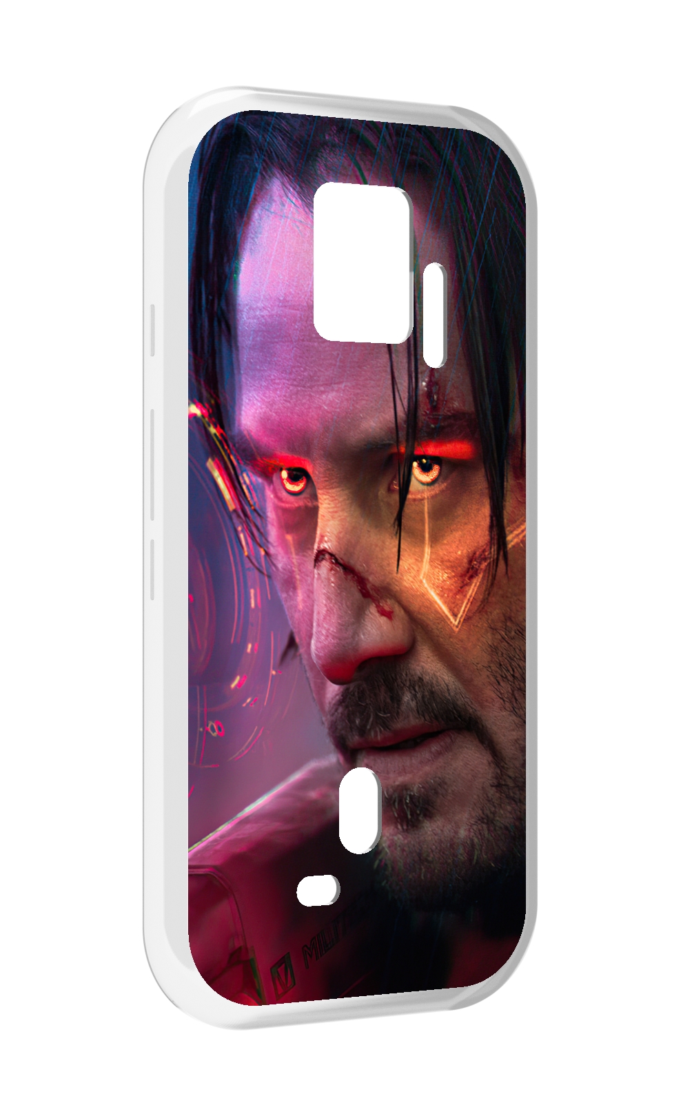 Чехол MyPads cyberpunk 2077 Джонни Сильверхенд для ZTE Nubia Red Magic 7S Pro