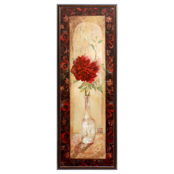 

Картина Цветок георгина 30х90(33х93) см
