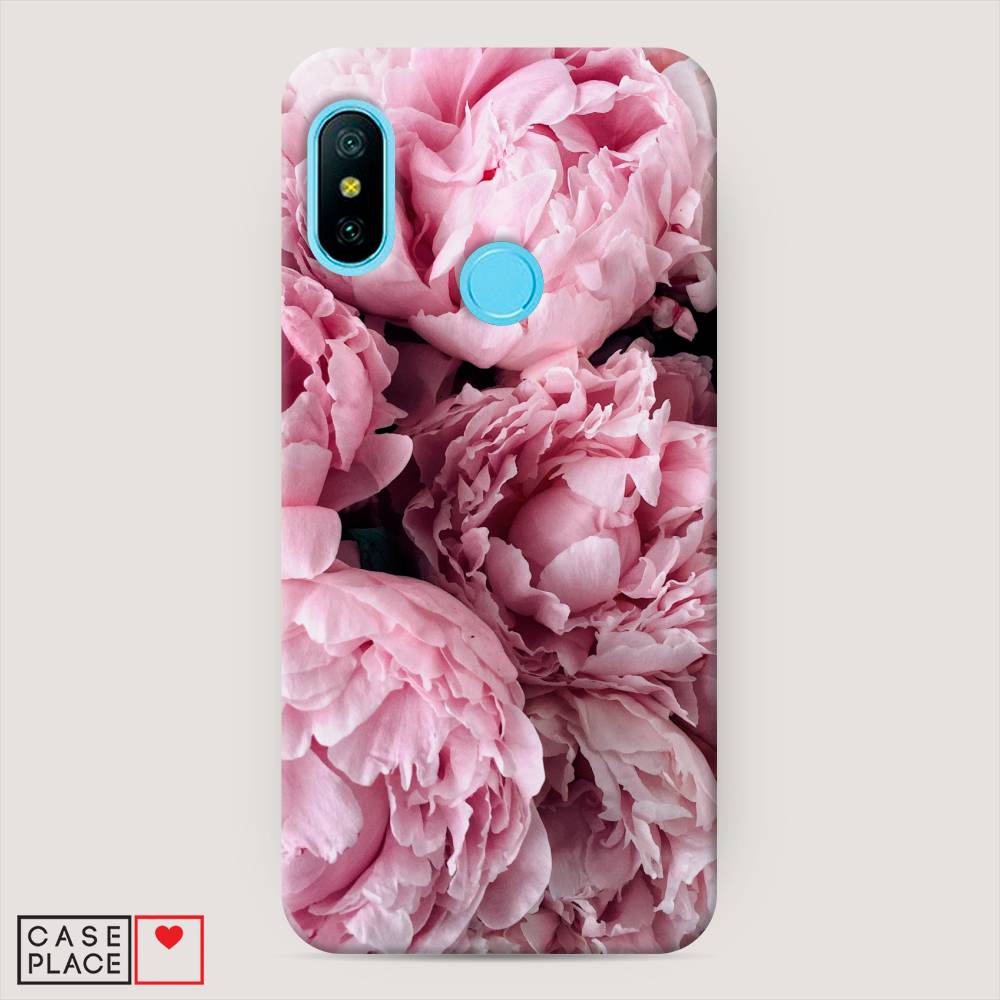 

Пластиковый чехол "Нежные пионы" на Xiaomi Redmi 6 Pro, 34020-6