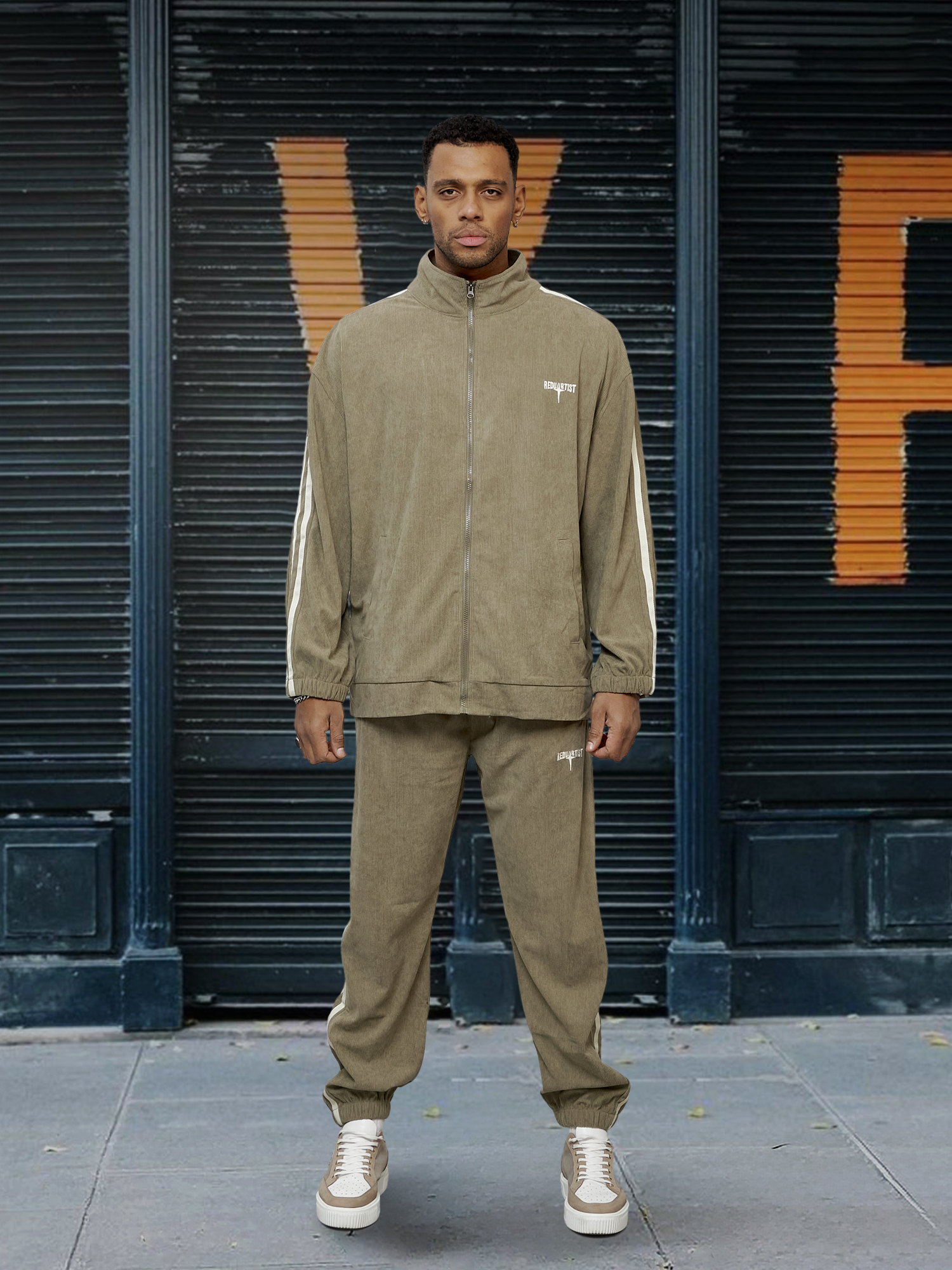 

Костюм мужской NoBrand OI-15015 хаки XXL, OI-15015