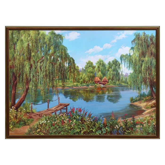 

Картина У реки 50х70(53х73) см