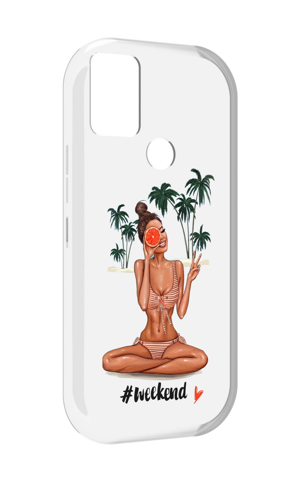 

Чехол MyPads Weekend для UMIDIGI A9, Прозрачный, Tocco